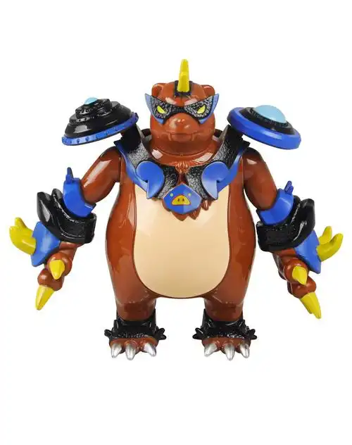 猪猪侠ggbong拼装神兽-石甲熊 棕色