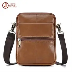 男士单肩小挎包跨境正品休闲真皮男包竖款头层牛皮斜挎包男款批发