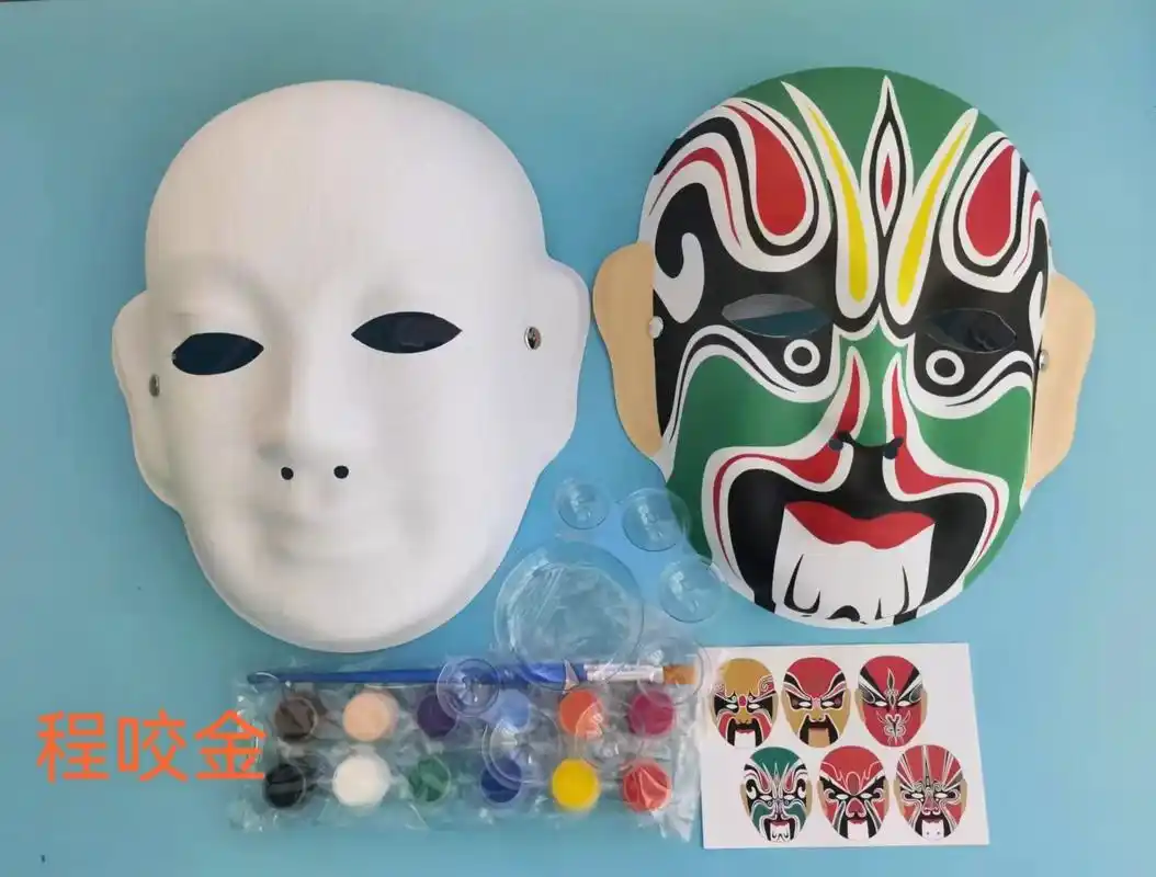 《京艺斋》文创京剧脸谱手工绘制diy材料!#抖出我的艺术 # - 抖音