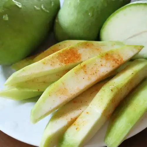 生吃芒酸5斤水果孕妇四季酸嘢百色广西整箱芒果