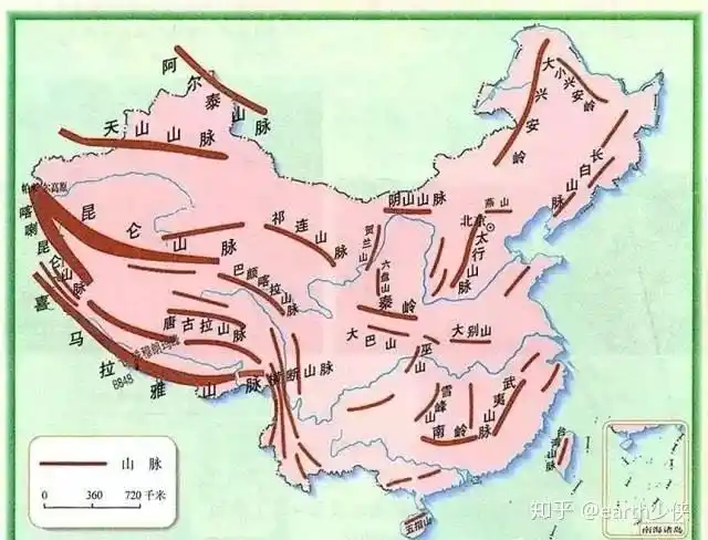 必考秒记中国山脉