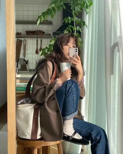 韩系博主穿搭_ootd_穿搭_韩系_日常穿搭_韩系穿搭_每日穿搭_时尚_穿搭