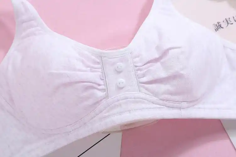 19新款竹纤维少女文胸学生发育期胸罩内衣无钢圈 薄款高中生背心