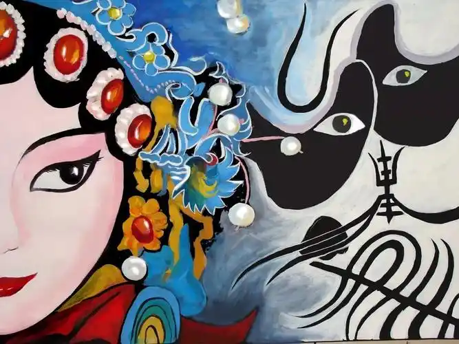 女花旦脸谱简笔画 女花旦脸谱简笔画教程步骤