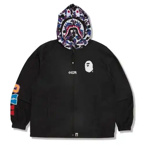 bape鲨鱼风衣外套香港16周年