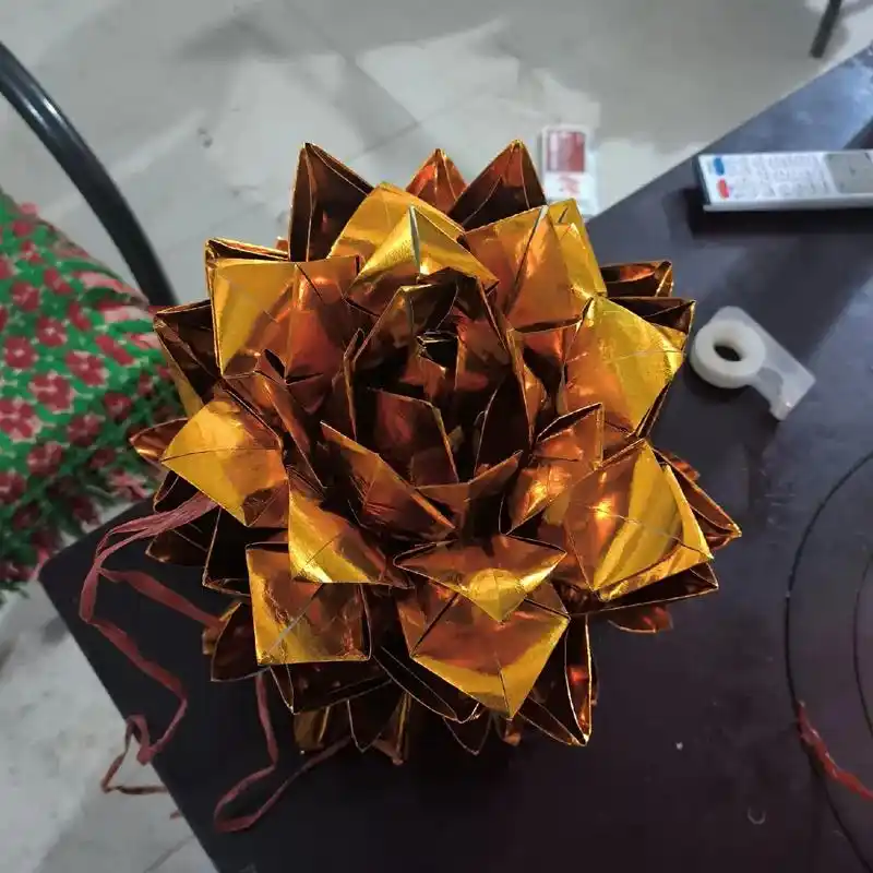 莲花折纸 叠元宝喽! - 抖音