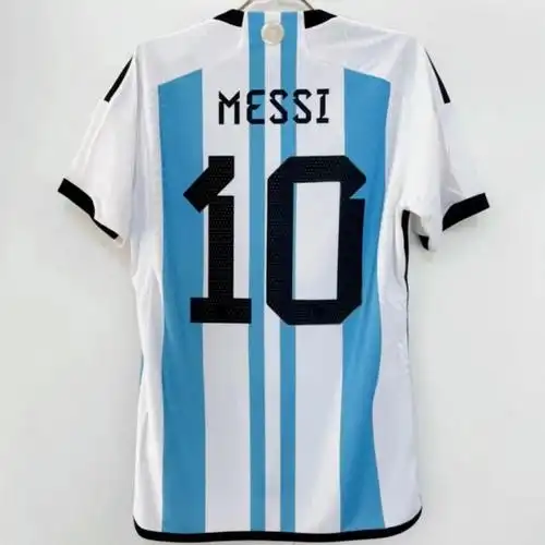 阿根廷球衣10号梅西主客场成人童装足球服套装儿童训练服 袜子