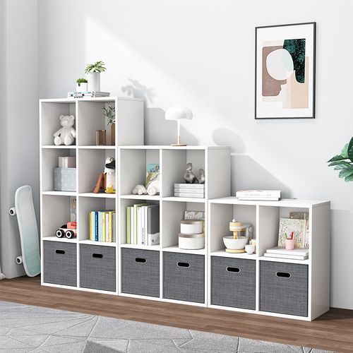 书柜实木自由组合格子柜书架单元格全实木储物柜方格柜落地收纳柜