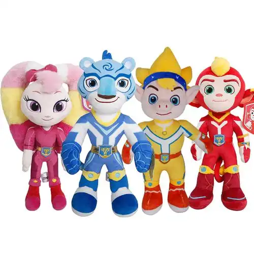 宇宙护卫队毛绒全套彩虹玩偶流星公仔儿童抱枕毛绒布艺类玩具