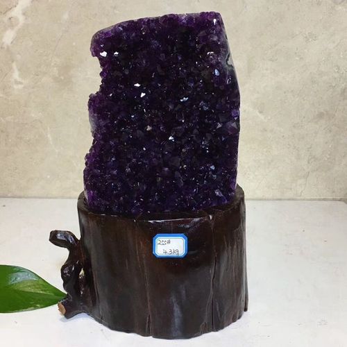 诺源珠宝 收藏款紫水晶摆件 紫晶洞紫水晶原石摆件 寓意紫气东来 净重