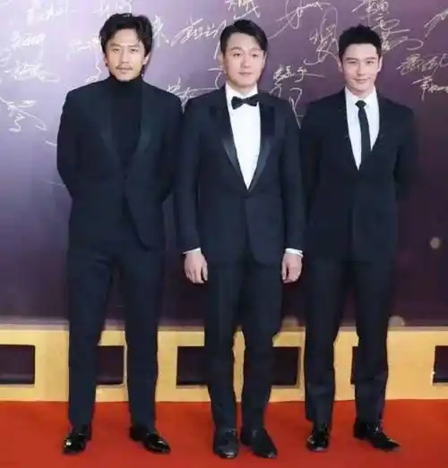 cm,可从照片上看黄晓明比刘德华高了半个头,肯定有5cm,黄渤身高172cm