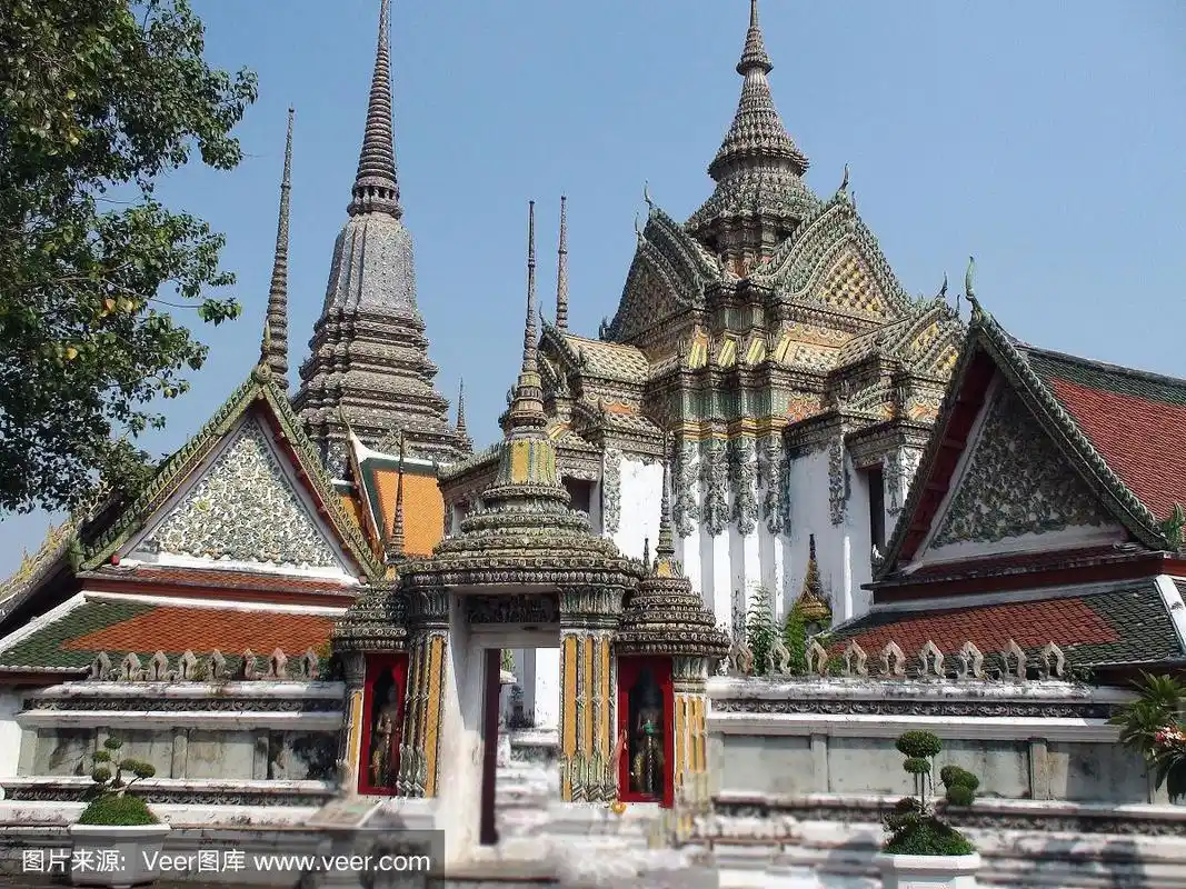 卧佛寺,泰国,曼谷,东南亚,建筑外部