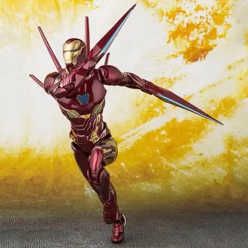 复联3手办wd钢铁玩具侠mk50手办模型可动版人偶玩具批发