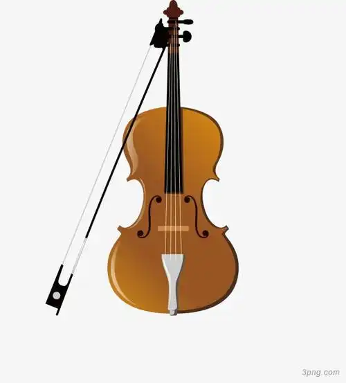 卡通大提琴png素材透明免抠图片其他元素