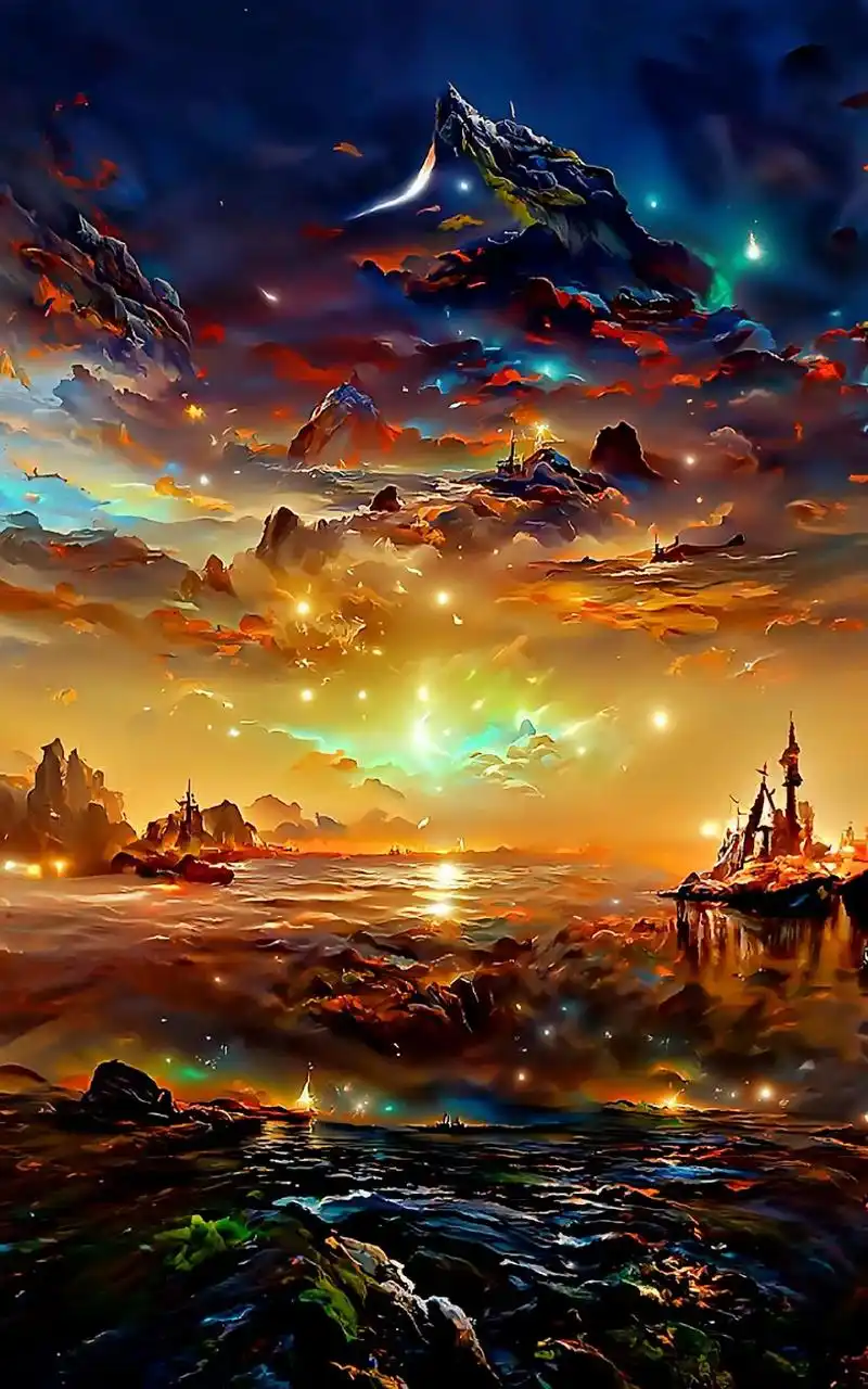 "所念皆星河,星河中是你!"#星空 #高清壁纸 #治愈 #抖 - 抖音