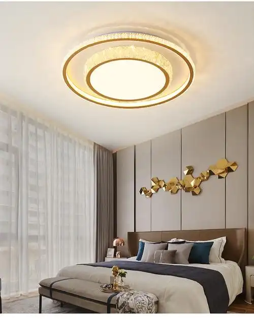 客厅主灯轻奢水晶灯全屋套餐组合三室二厅灯具简约现代led吸顶灯