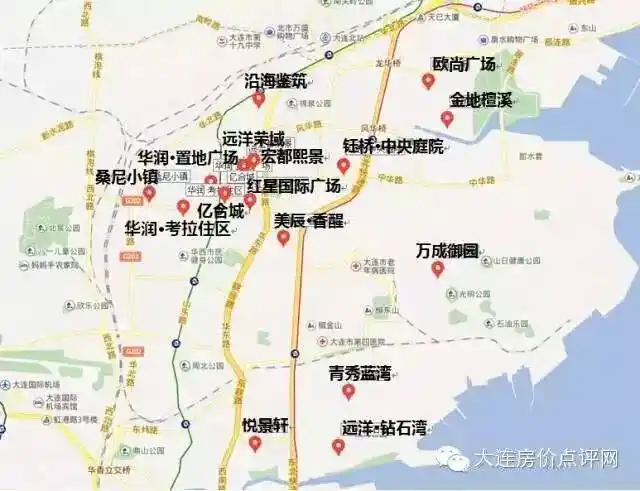 大连市甘井子区热销楼盘对应学区盘点