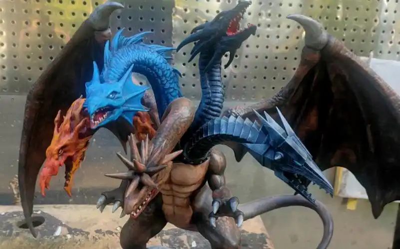 五帝龙 游戏王模型涂装展示