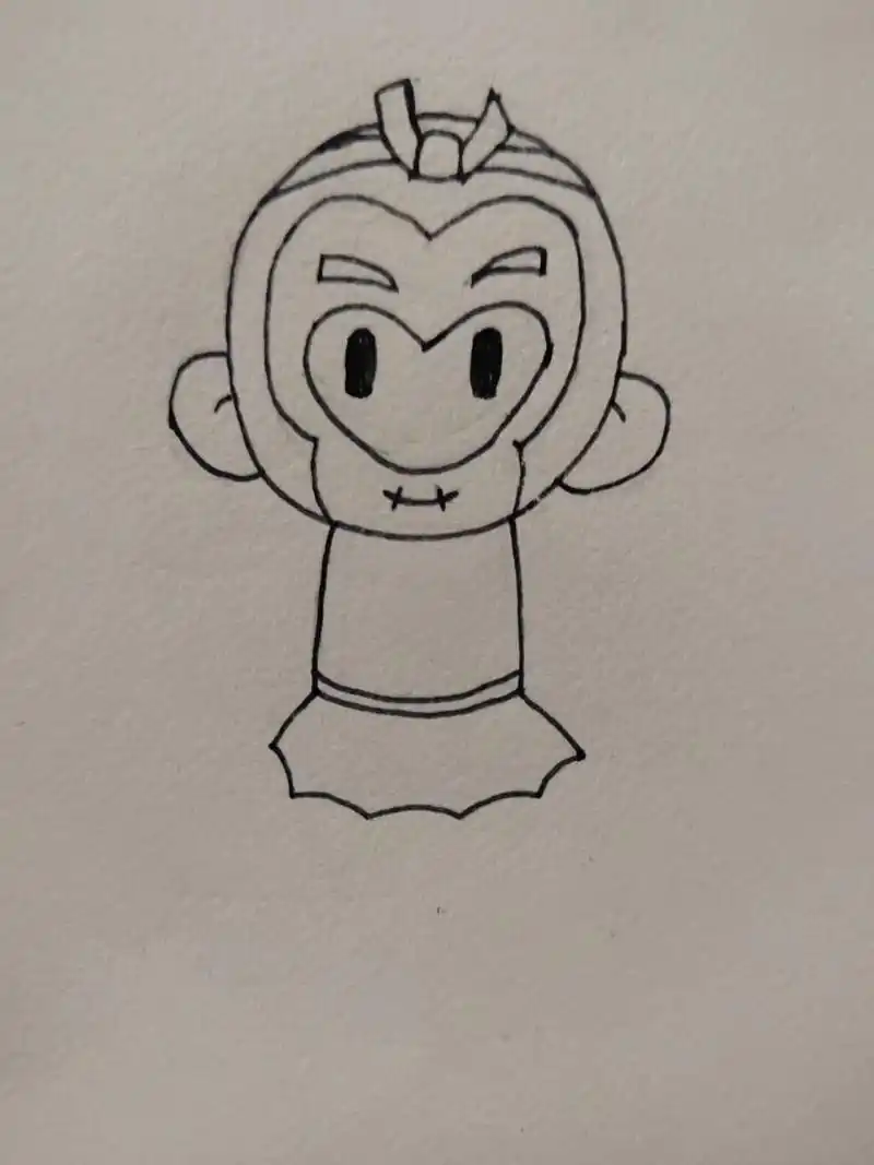 简笔画孙悟空 简笔画孙悟空