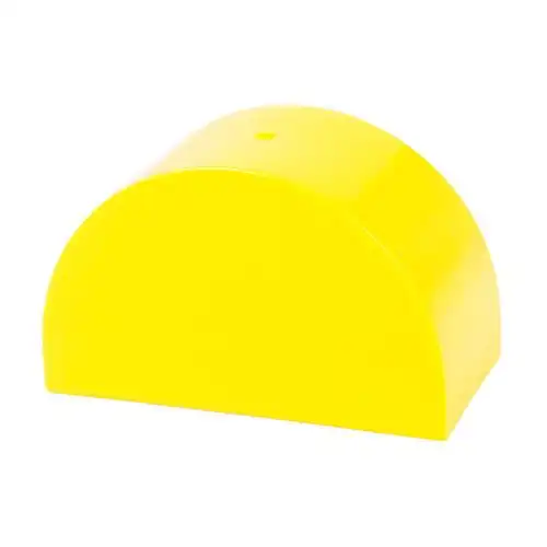 a-宝思智2×4拱形砖/半圆屋顶大颗粒积木散装配件补充散件批发