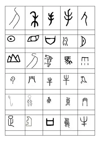 一年级象形字对照表 - 百度文库