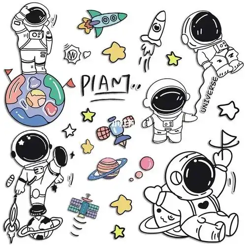 可爱卡通宇航员头像