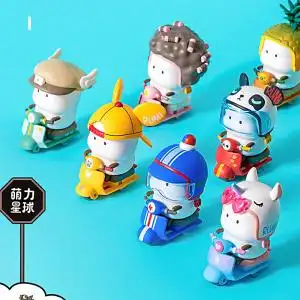盲盒名创优品萌力星球tutu车系列miniso手办汽车摆件桌面卡通饰品