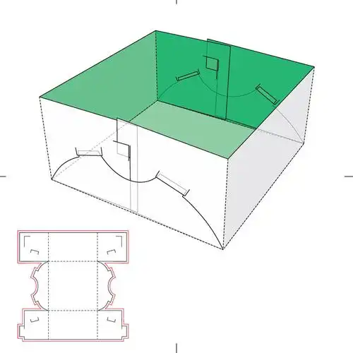 创意包装盒示意图