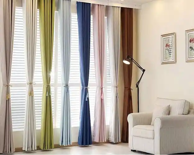 装修实景图片欣赏-北欧清新风格窗帘效果图赏析-齐装网室内装修效果图