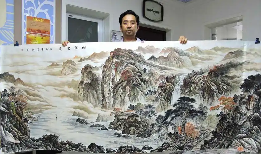 办公室挂山水画有什么说法风水上要注意什么