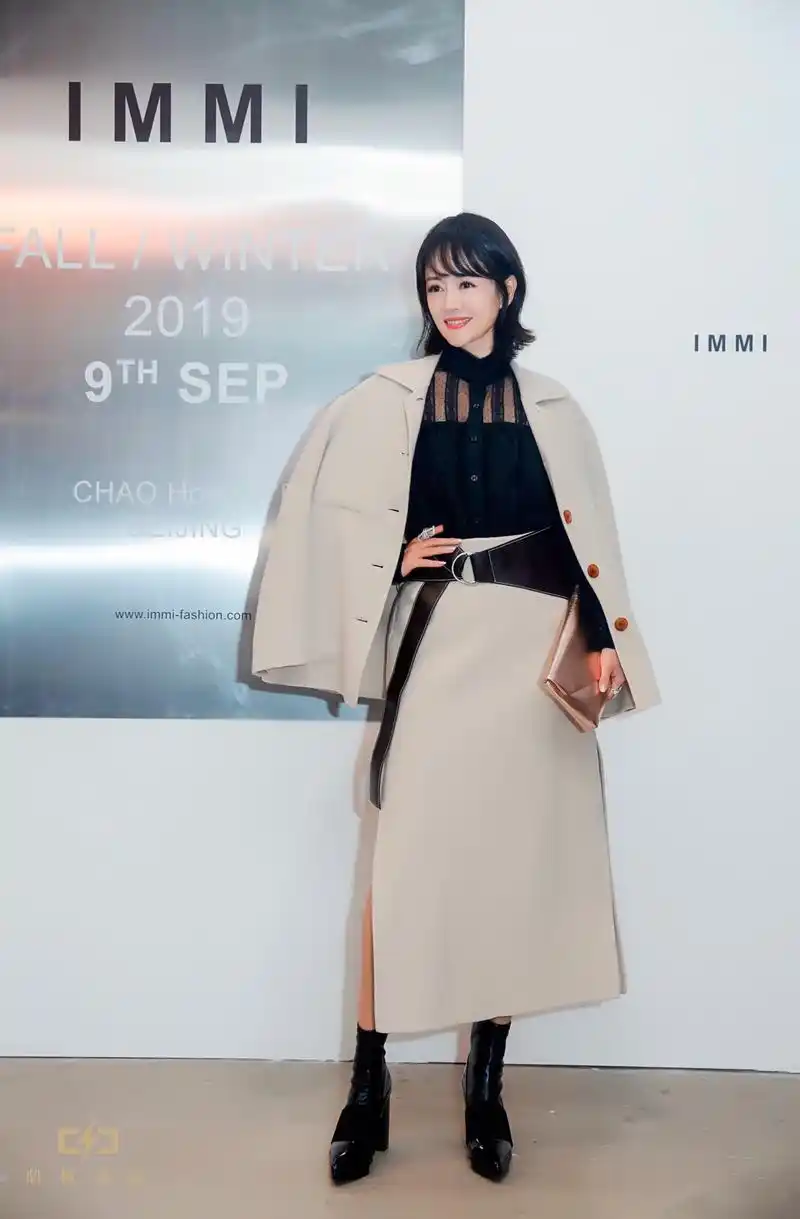 9秋冬秀场圆满成功给我近20年的女蜜immi品牌创始人吴晓敏助力!