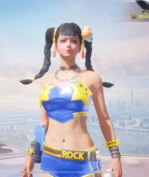 黑皮简直太爱了像一个可爱的洋娃娃一样好喜欢呐7815#和平精英