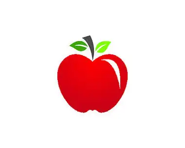 苹果标志模板矢量图标插画设计