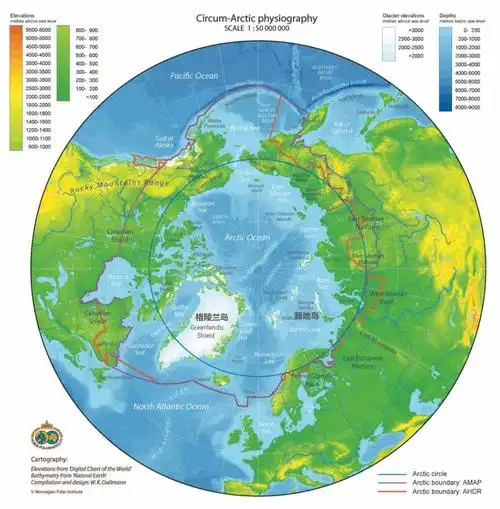 影响中国的寒潮有一半来自于俄罗斯新地岛以西的北冰洋洋面,影响北美