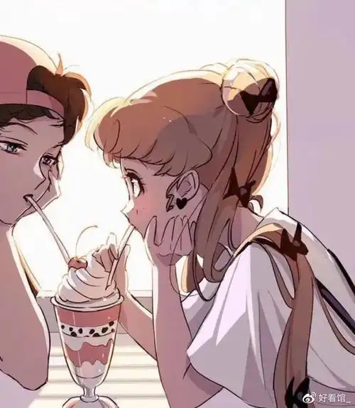 百合头像攻受分明橘里橘气的百合头像女女cp情侣头像好看馆公众号