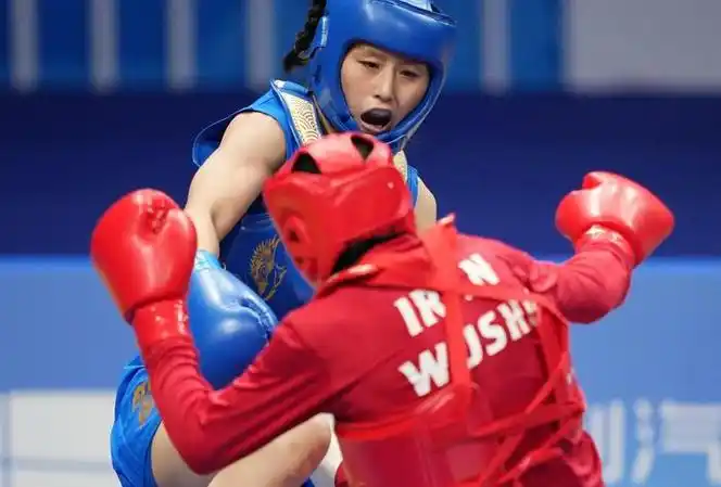 武术——吴晓微晋级散打女子60公斤级决赛|武术|散打|杭州亚运会_新浪