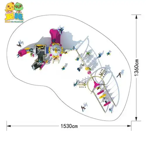 厂家直销儿童组合滑梯滑梯 儿童游乐设施 室外游乐设备