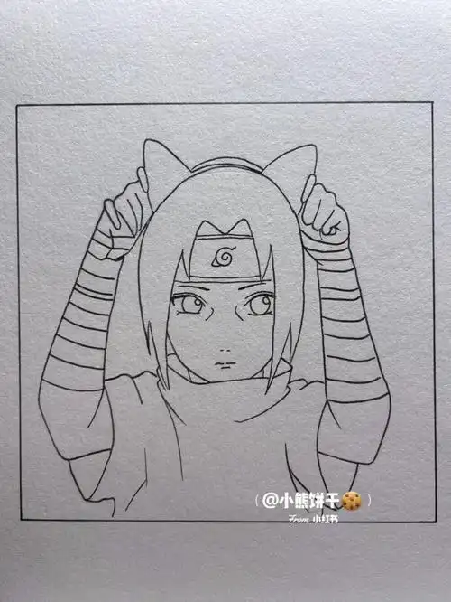 g(99绘集优正品画材93小熊饼干同款)#火影忍者  #宇智波鼬  #绘画