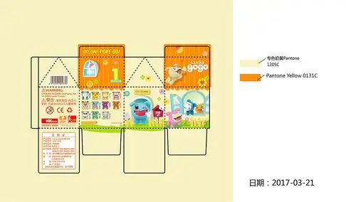 luckygogo创意玩偶盲盒系列第一季包装作品