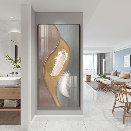 玄关装饰画北欧风过道优惠券爱比价妈妈