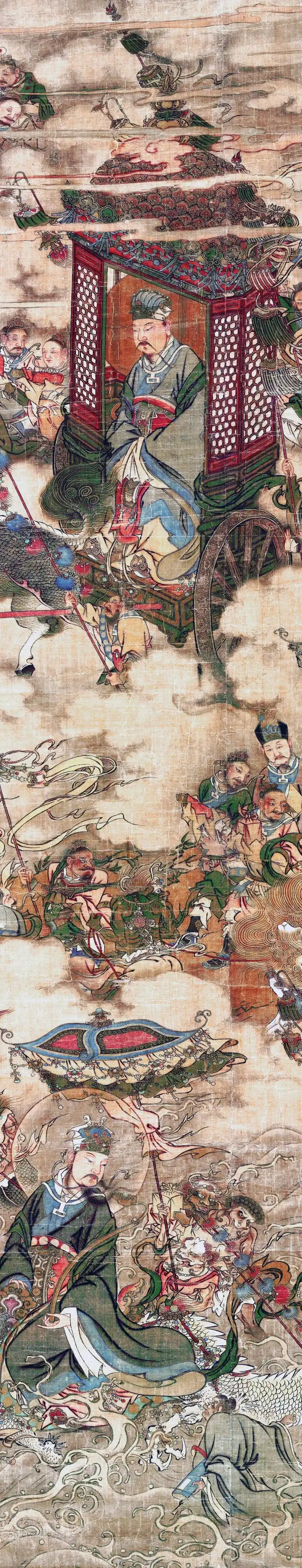 《三官出巡图》马麟 台北故宫博物院藏