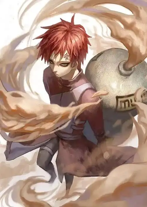 火影忍者五代风影我爱罗可爱帅气手机壁纸20张