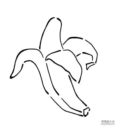 一根香蕉简笔画图片