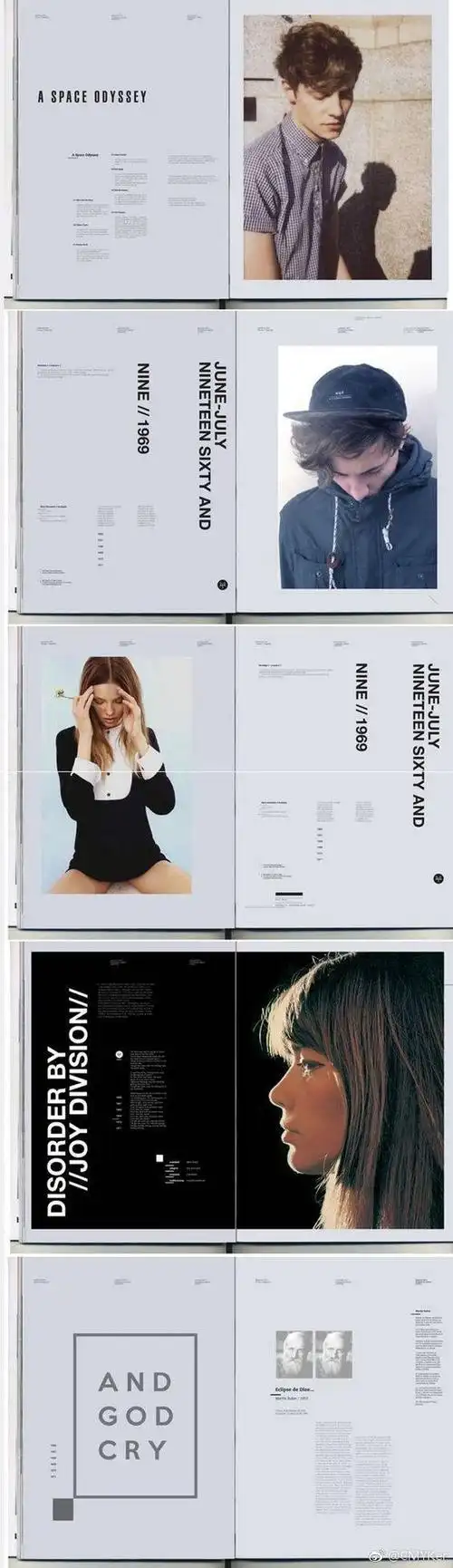 设计视角# 一组精彩的版式设计作品合集参考,欣赏.