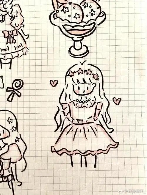 简笔画小人##手帐素材##新星闪光计划