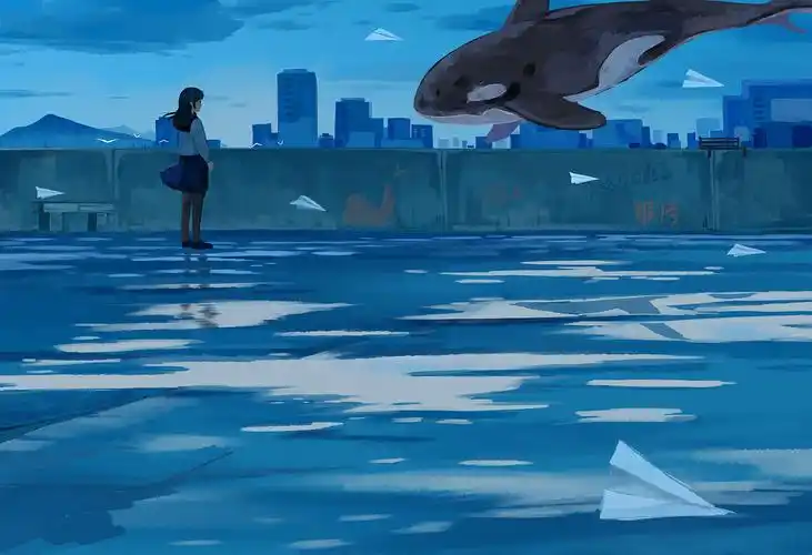 蓝色系|插画|创作习作|我的宗介 - 原创作品 - 站酷 (zcool)