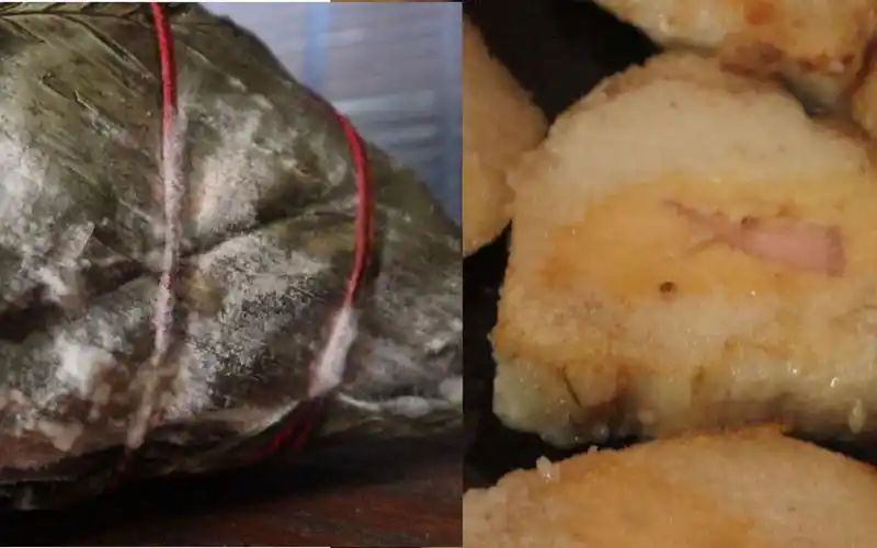 活动  发霉的粽子竟然还能吃,用油煎成金黄色,隔壁的小孩都馋哭了.