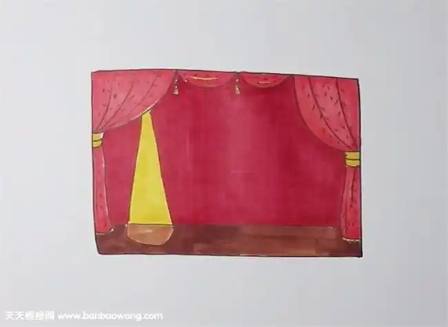 舞台简笔画