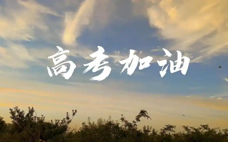 希君生羽翼,一化北溟鱼.高考加油!