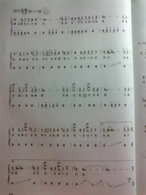 《画皮2》知心的古筝曲谱